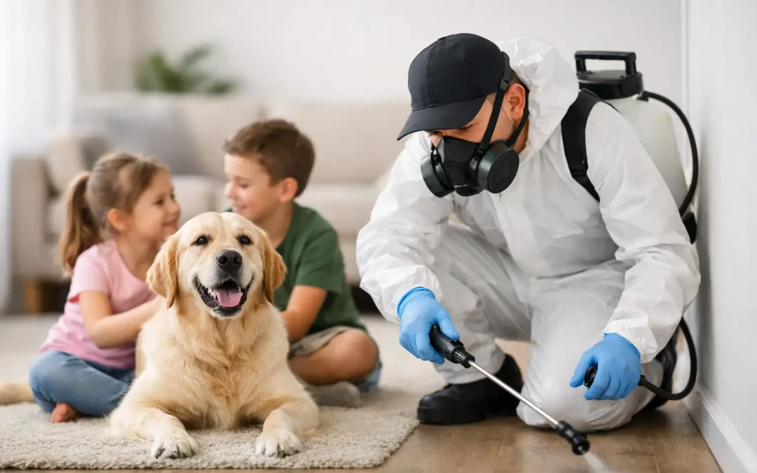 Fumigación segura para niños y mascotas