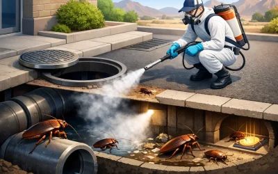 Control de cucarachas de drenaje en Chihuahua