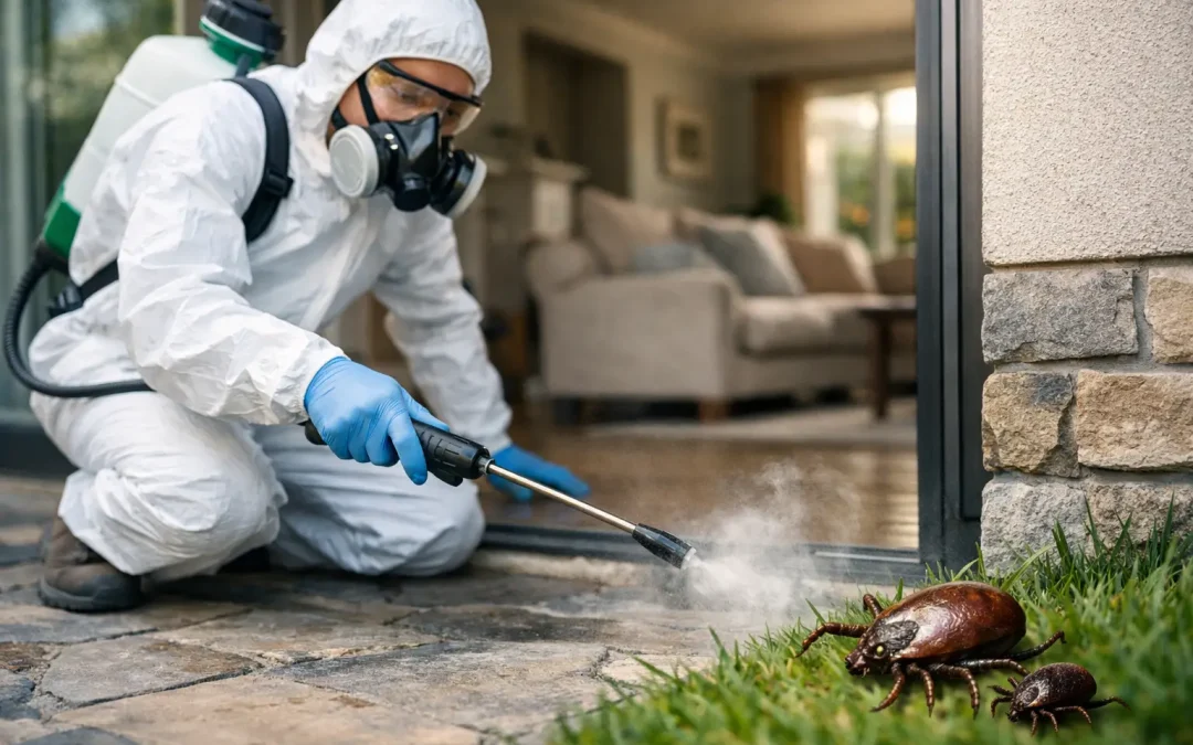 Fumigación contra garrapatas en casa