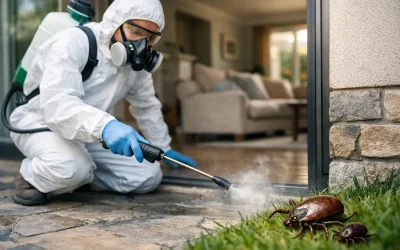 Fumigación contra garrapatas en casa