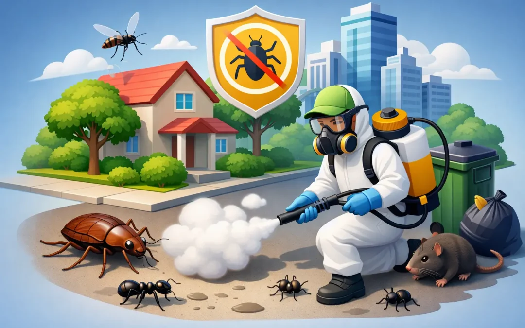 Fumigación de plagas urbanas segura y efectiva