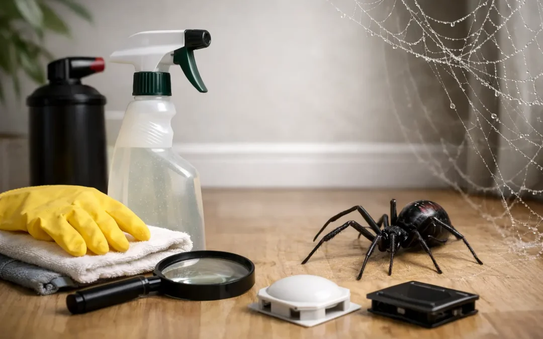 Mejores métodos contra arañas peligrosas en casa