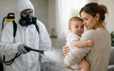 Preguntas sobre fumigación con bebés: qué hacer